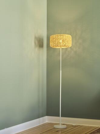 LEDVANCE stojací lampa Paper Bale 1xE27 béžová 4058075840928