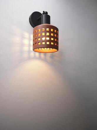 LEDVANCE nástěnné svítidlo Clay Windows 1xE27 hnědé 4058075840942