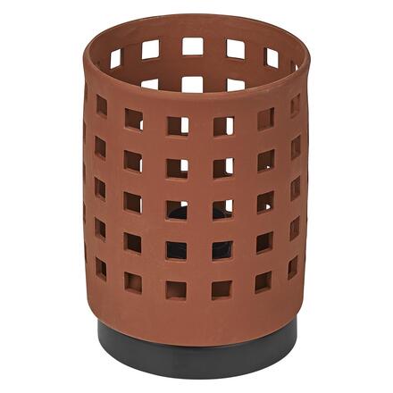 LEDVANCE stolní lampa Clay Windows 1xE27 hnědá 4058075841024