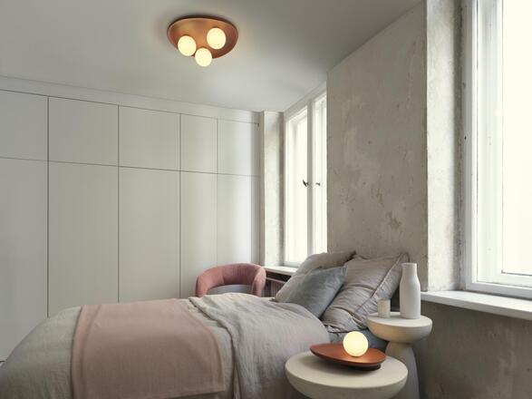 LEDVANCE stolní lampa Clay Nest 1xG9 hnědá 4058075841123