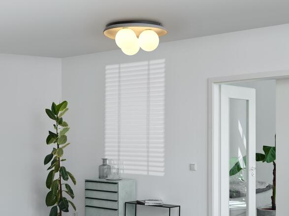 LEDVANCE stropní svítidlo Concrete Nest 3xG9 šedé 4058075841161