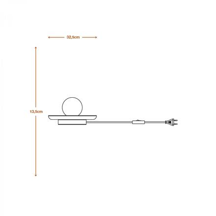 LEDVANCE stolní lampa Concrete Nest 1xG9 šedá 4058075841208