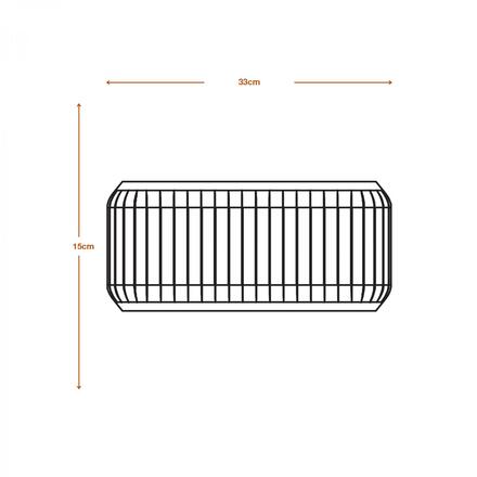 LEDVANCE nástěnné svítidlo Plaster Routes 330 2xE27 bílé 4058075841246