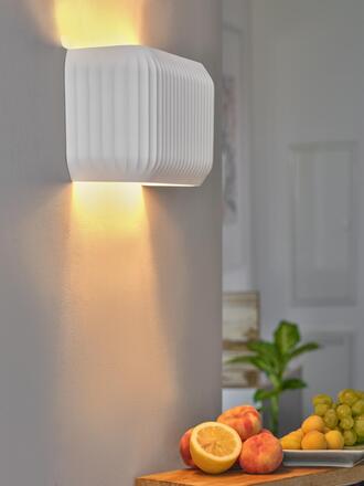 LEDVANCE nástěnné svítidlo Plaster Routes 330 2xE27 bílé 4058075841246