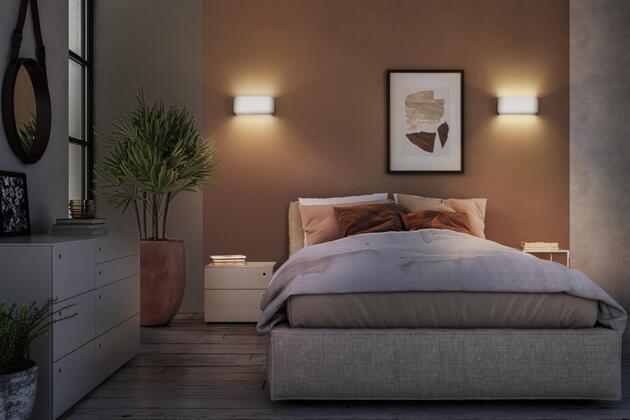 LEDVANCE nástěnné svítidlo Plaster Routes 330 2xE27 bílé 4058075841246