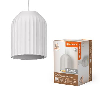LEDVANCE závěsné svítidlo Plaster Routes 150 1xE27 bílé 4058075841284