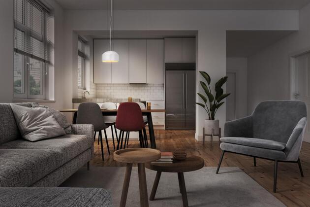 LEDVANCE závěsné svítidlo Plaster Routes 300 1xE27 bílé 4058075841307