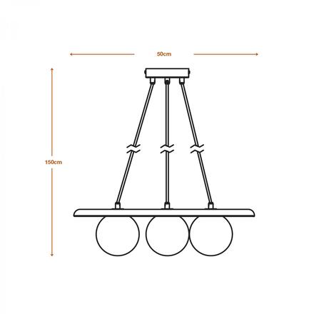 LEDVANCE závěsné svítidlo Plaster Nest 3xG9 bílé 4058075841420