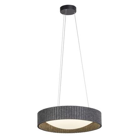 LEDVANCE LED závěsné svítidlo Felt Cylinder 28W 830 tmavá šedá 4058075841567