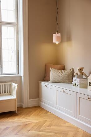 LEDVANCE závěsné svítidlo Mold 190MM 1xE27 růžové 4058075841642