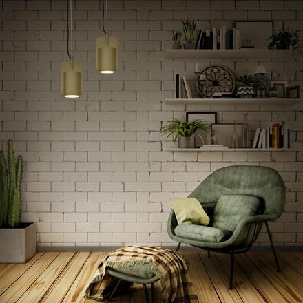 LEDVANCE závěsné svítidlo Mold 155MM 1xE27 zlaté 4058075841666