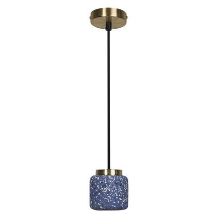 LEDVANCE závěsné svítidlo Terrazzo Ball 1xGU10 modré 4058075841727