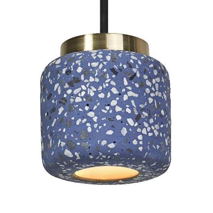 LEDVANCE závěsné svítidlo Terrazzo Ball 1xGU10 modré 4058075841727
