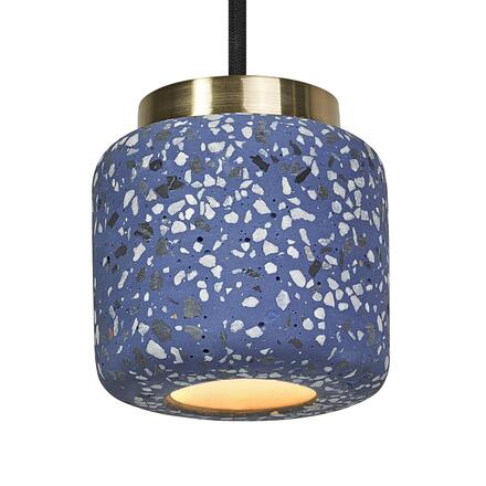 LEDVANCE závěsné svítidlo Terrazzo Ball 1xGU10 modré 4058075841727