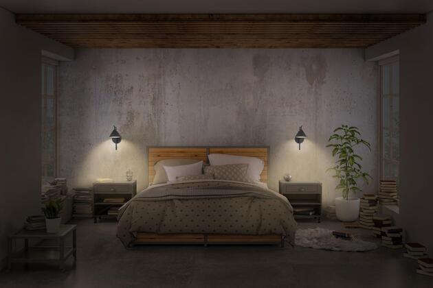 LEDVANCE LED nástěnné svítidlo Fuji 5W 930 černé 4058075841802