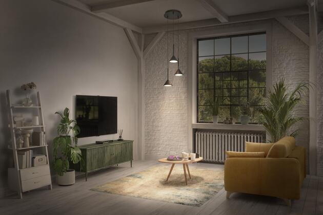 LEDVANCE LED závěsné svítidlo Fuji 13W 930 černé 4058075841840