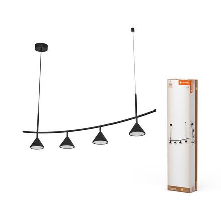LEDVANCE LED závěsné svítidlo Fuji lineární 16W 930 černé 4058075841864