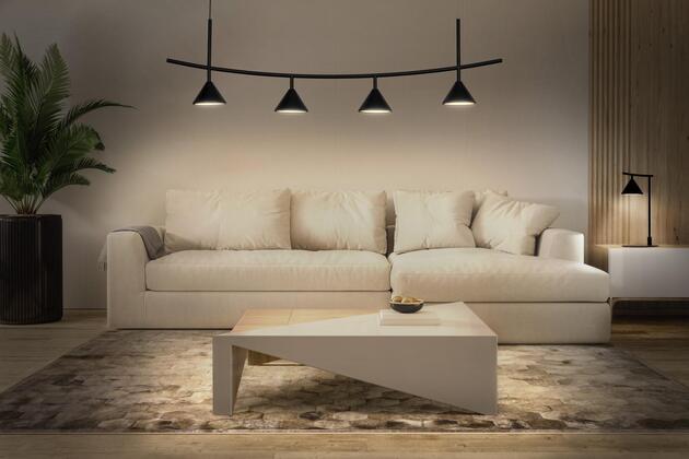 LEDVANCE LED závěsné svítidlo Fuji lineární 16W 930 černé 4058075841864