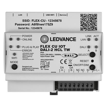LEDVANCE řídicí jednotka FLEX CU IoT DALI-2 HCL TW 20 W 220-240 V