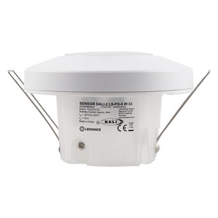 LEDVANCE stropní pohybové do podhledu čidlo DALI-2, infračervené, 10-22,5 V, detekce 8 m, úhel 360°