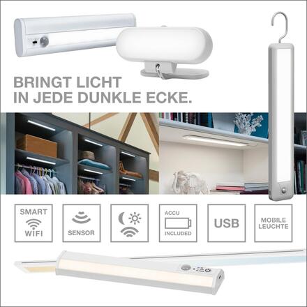 LEDVANCE LED kuchyňské svítidlo Linear Turn Connect 35cm CCT DIM černé 4058075842366