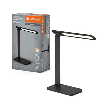 LEDVANCE LED stolní lampa Office Line Desk Banker 7W CCT Dimmable černé 4058075842946
