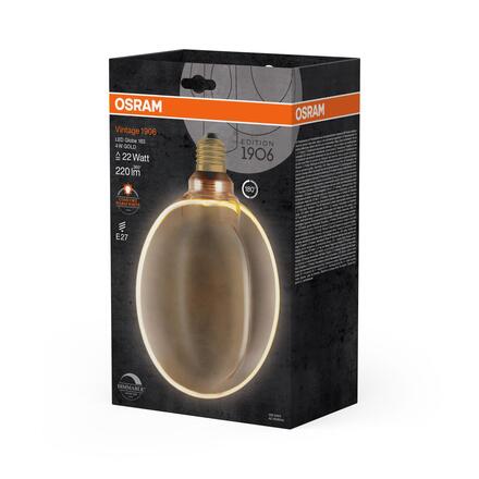 LEDVANCE LED žárovka Vintage 1906 Globe 183 4 W E27 220-240 V stmívatelná 1800 K