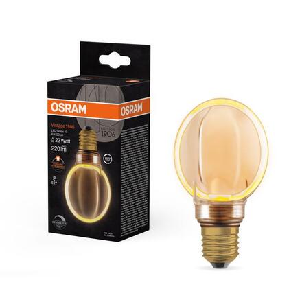 LEDVANCE LED žárovka Vintage 1906 Globe 80 4 W E27 220-240 V stmívatelná 1800 K