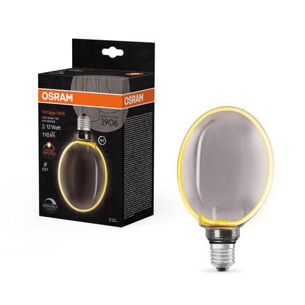 LEDVANCE LED žárovka Vintage 1906 Globe 130 4 W E27 1800 K stmívatelná kouřová