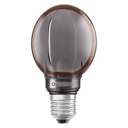 LEDVANCE LED žárovka Vintage 1906 Globe 80 Filament 4 W E27 1800 K stmívatelná kouřová