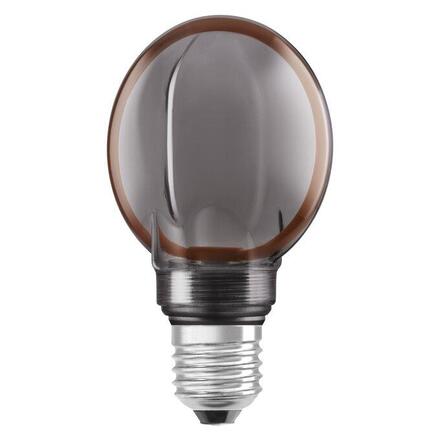LEDVANCE LED žárovka Vintage 1906 Globe 80 Filament 4 W E27 1800 K stmívatelná kouřová