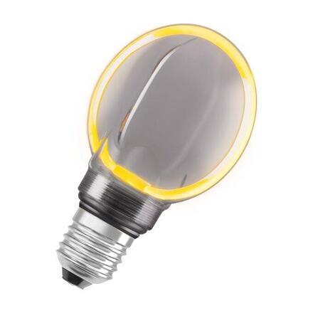 LEDVANCE LED žárovka Vintage 1906 Globe 80 Filament 4 W E27 1800 K stmívatelná kouřová