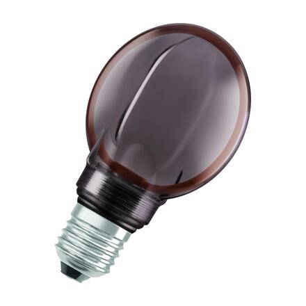 LEDVANCE LED žárovka Vintage 1906 Globe 80 Filament 4 W E27 1800 K stmívatelná kouřová