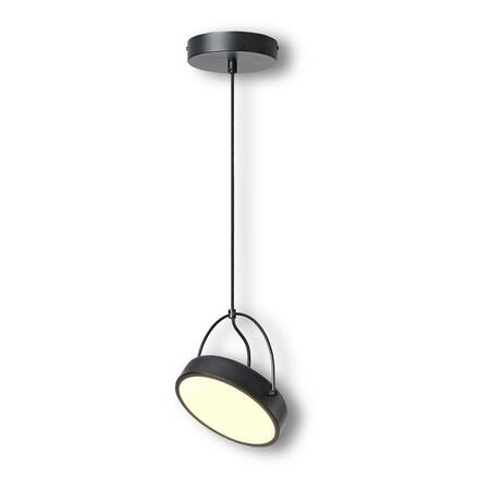 LEDVANCE závěsné svítidlo Decor Puck 12 W 3000 K černé