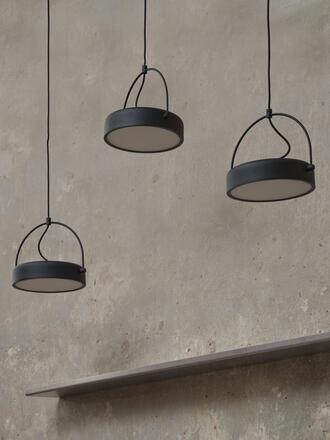 LEDVANCE závěsné svítidlo Decor Puck 3x36 W 220-240 V 3000 K černé