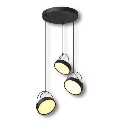 LEDVANCE závěsné svítidlo Decor Puck 3x36 W 220-240 V 3000 K černé