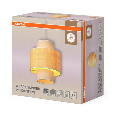 LEDVANCE závěsné svítidlo Decor Wrap Cylinder E27 220-240 V
