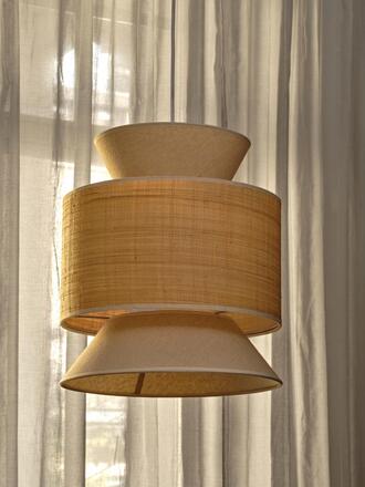 LEDVANCE závěsné svítidlo Decor Wrap Cone E27 220-240 V béžové