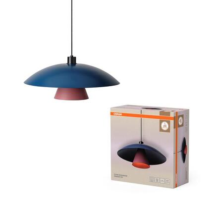 LEDVANCE závěsné svítidlo Decor Flying Mushroom E27 220-240 V modrá/růžová