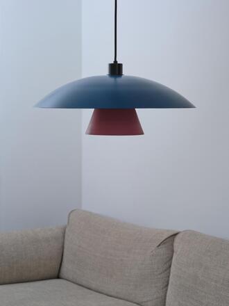 LEDVANCE závěsné svítidlo Decor Flying Mushroom E27 220-240 V modrá/růžová