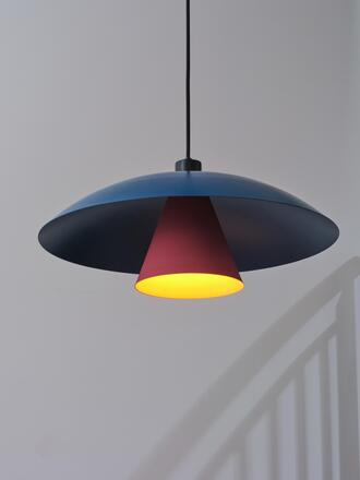 LEDVANCE závěsné svítidlo Decor Flying Mushroom E27 220-240 V modrá/růžová