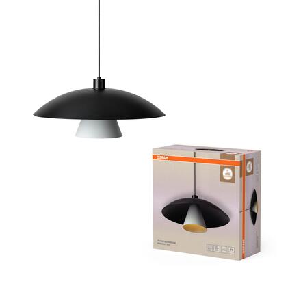 LEDVANCE závěsné svítidlo Decor Flying Mushroom E27 220-240 V černá/bílá