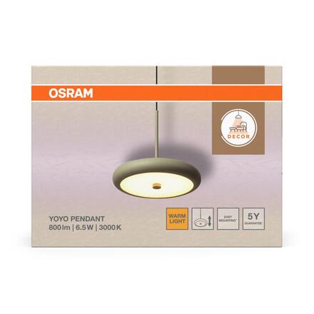 LEDVANCE závěsné svítidlo Decor Yoyo 6,5 W 220-240 V 3000 K béžové