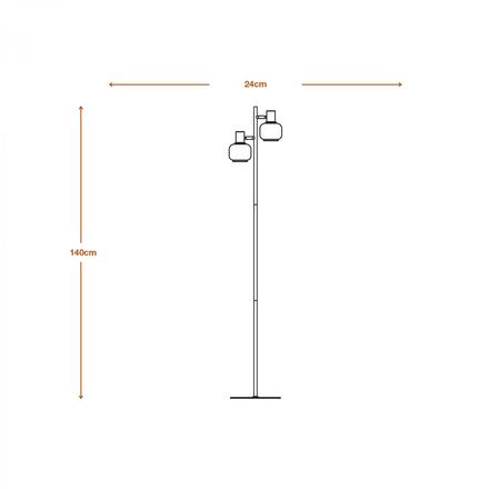 LEDVANCE stojací svítidlo Decor Firefly 2xE14 220-240 V