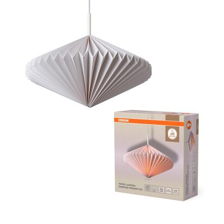 LEDVANCE závěsné svítidlo Decor Paper Lantern Diamond E27 220-240 V