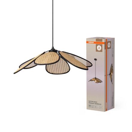 LEDVANCE závěsné svítidlo Decor Rattan Daisy 220-240 V E27