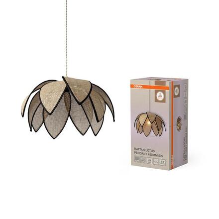 LEDVANCE závěsné svítidlo Decor Rattan Lotus Pendant E27 220-240 V