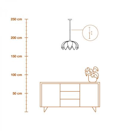 LEDVANCE závěsné svítidlo Decor Rattan Lotus Pendant E27 220-240 V