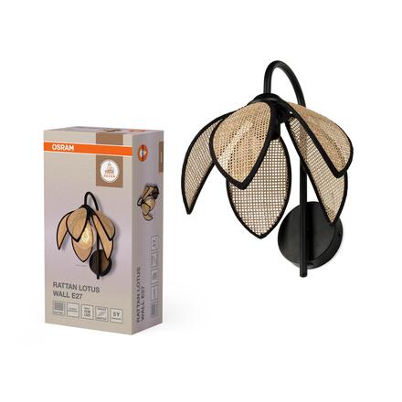 LEDVANCE nástěnné svítidlo Decor Rattan Lotus E27 220-240 V