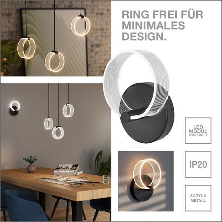 LEDVANCE stojací LED svítidlo Decor Circle Floor 17 W 220-240 V CCT černé